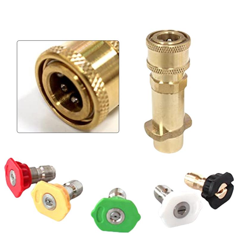 High Pressure Washer Remover Adapter For Karcher With 1/4" Connector 5pcs Nozzles For Karcher For K Series For K2 K3 K4 K5 K6