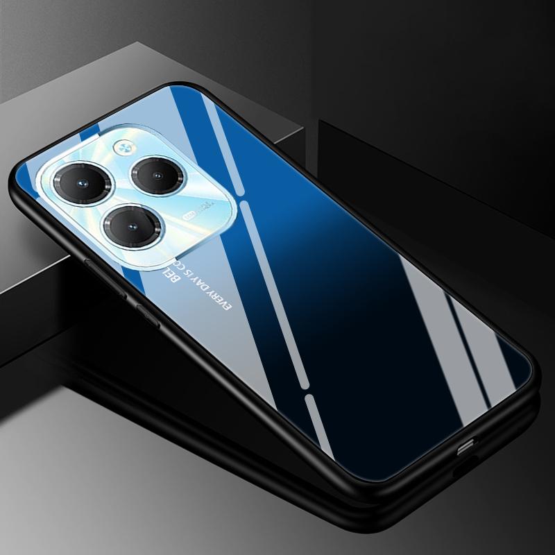 Husă de telefon din sticlă securizată pentru Tecno Pova 6 Pro 5G / Pova 6 Neo 4G / Pova 5 Pro Bumper de protecție dură de lux pentru Tecno Pova6 Neo Funda