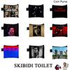 3D Grenzüberschreitendes Spiel Neues Produkt Skibidi Toilette Niedliche Studentenkarten-Geldbörse Münzbörse Kleine Tasche