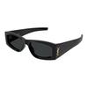 Logo Design Acetate Irregular Shape Sunglasses Women Sunglasses Black 803745Y99561000