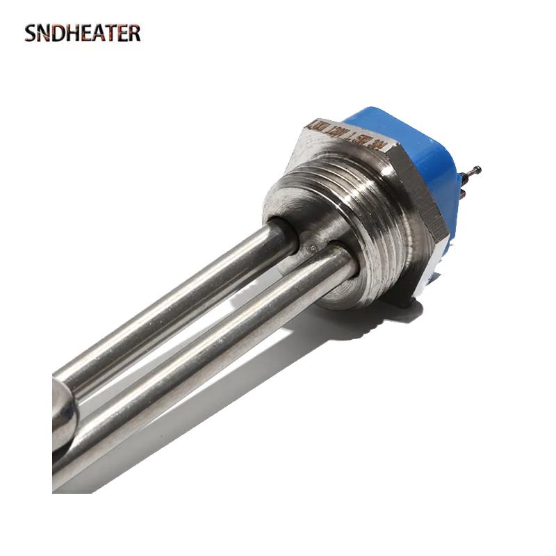 SNDHEATER 220V-240V Solar Stainless Steel Resistance TEN for Water NPT 1" Thread Tank Heating Element 2500W 3500W 4500W 5500W
