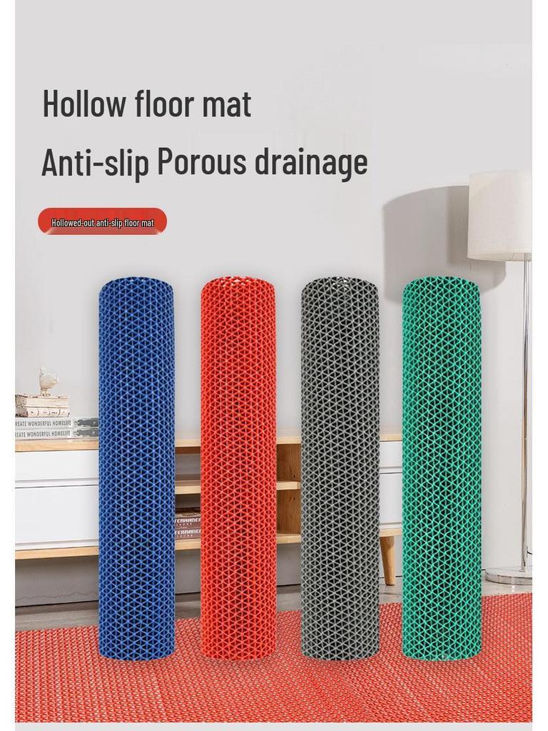 Wydrążona Wodoodporna Mata Podłogowa z PVC - Antypoślizgowa Konstrukcja Modułowa do Basenu, Łazienki, Toalety - Darmowa Wysyłka