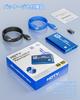 [WASACHI] 4K HDMI Capture Board, Compatible with SwitchPS5, 1080p60fps Recording, USB 3.0, Low Latency, Game Streaming, Plug and Play - Blue Aluminum