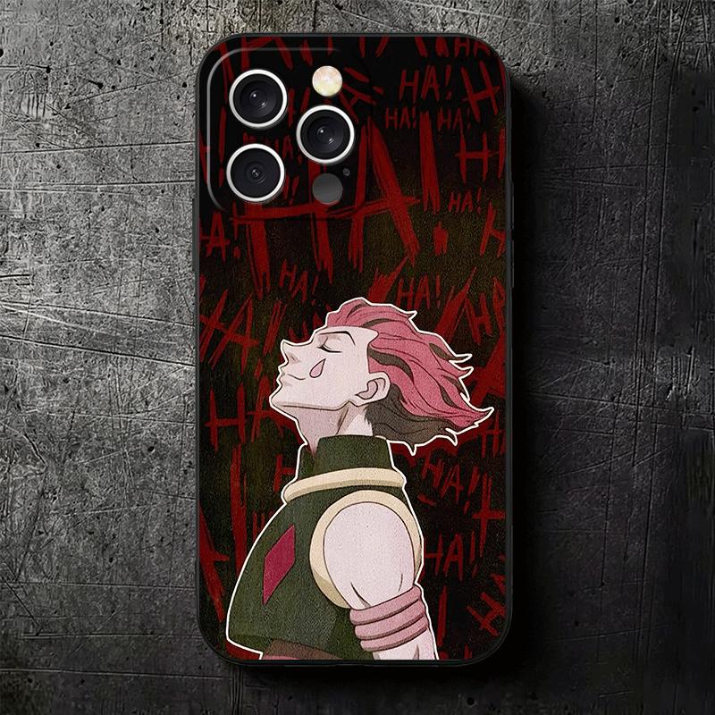 Hunter X-Hunters Hisoka Soft Phone Case for iPhone 16 16E 17 Air 15 Pro Max 14 Plus 13 Mini 11 12 7 Black Cover Back Shell