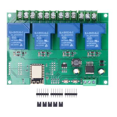 Relay Module 4 Channel WiFi Remote Control Development Board DC 7‑28V DC 5V for ESP8266