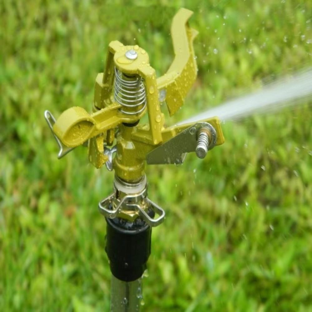 360° Rotation Impact Sprinkler Head Garden Spray Nozzle  for Irrigation Watering Spraying