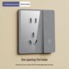 Smart Touch Control Gray Glass Switch - Mijia APP Compatible with Voice and One-Key Remote Control