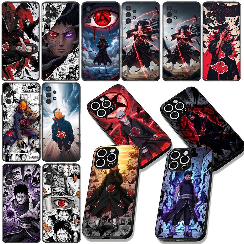 Narutos Cartoon Itachi Tobi Uchiha Obito for Samsung Galaxy A06 A05 A14 A50 A51 A52 A12 A13 A23 A70 A07 A25 A26 A72 A56 Case
