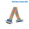 High Efficiency DB9 DB15 DB25 D-SUB Serial Port Cable Male Female for Secure Connections