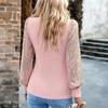 Women's Autumn and Winter Half High Neck Long Sleeve Pullovers Sequined Patchwork Knitted Top Female Long Sleeve Tops