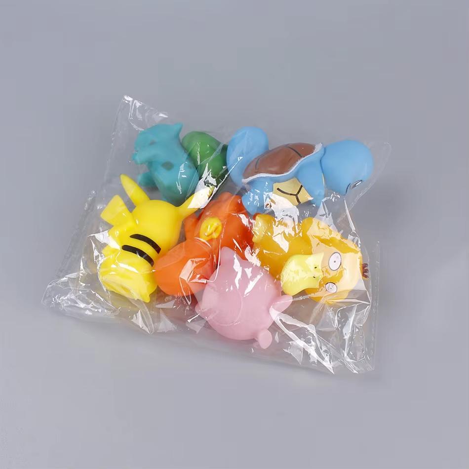 Hot Pokemon Anime Figures Pikachu Playthings Model Charmander Psyduck Squirtle Jigglypuff Bulbasaur Cute And Charming Collect Dolls Children Present