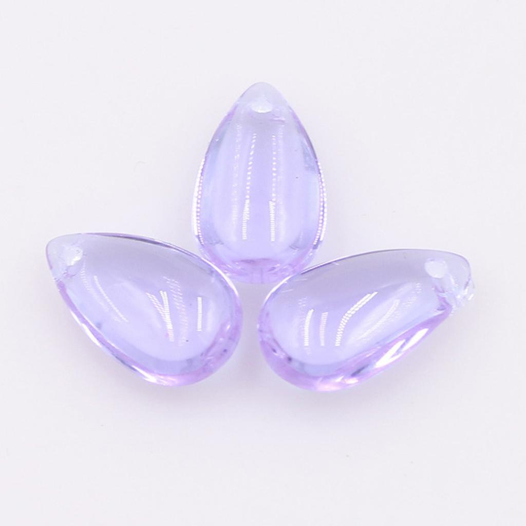 Pack of 100/50 Top Drilled Teardrop Glass Beads Handmade Jewelry Making Material Teardrop Glass Pendants Adornments