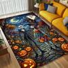 Halloween Night Living Room Non-Slip Area Rug Soft Carpet for Bedroom Game Playroom Sofa Office Home Decor Doormat Christmas Gift C9211555