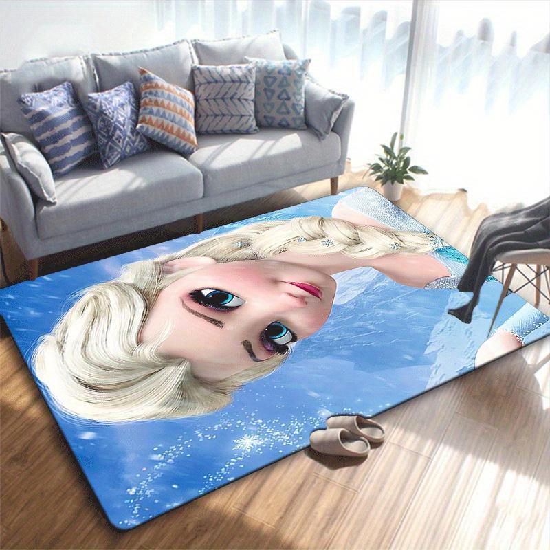 1pc Frozen Carpet Area Rug, Bedroom, and Playroom - Durable, Stain-Resistant, and Easy To Clean, Living Room, Laundry Room, Home Decor, Chri