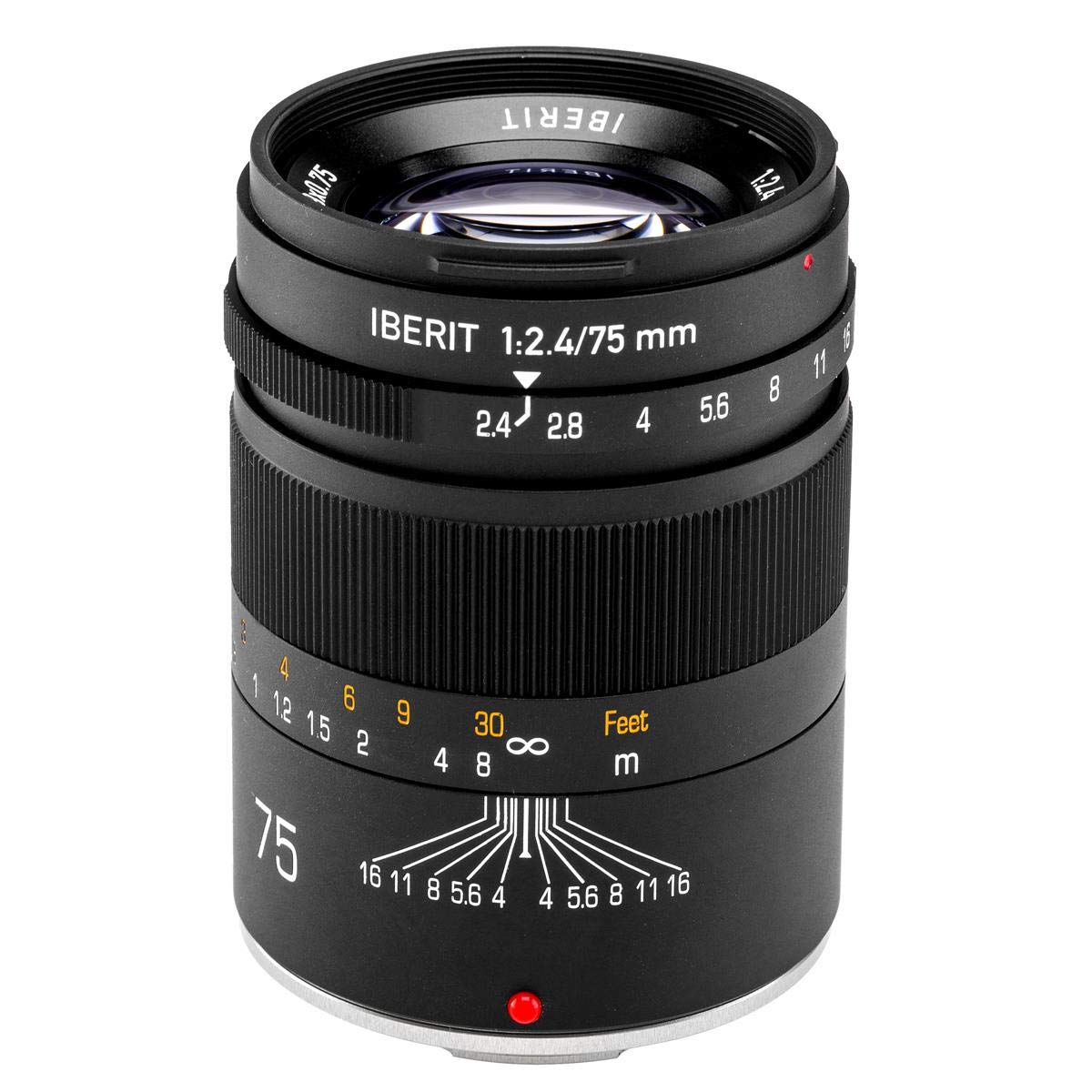

HandeVision Single Focus Lens IBERIT 75mm Black X f/2.4 (Fujifilm Mount) чорний
