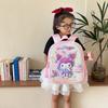 Kuromi Melody Mermaid Backpack For Girls With Durable Nylon And Air Cushion Straps For Education