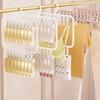 Socken-Trockenständer mit mehreren Clips, multifunktional, abnehmbar, platzsparend, Socken, Unterwäsche, Babyspeichel, Handtuch, Haushalts-Aufbewahrungsständer