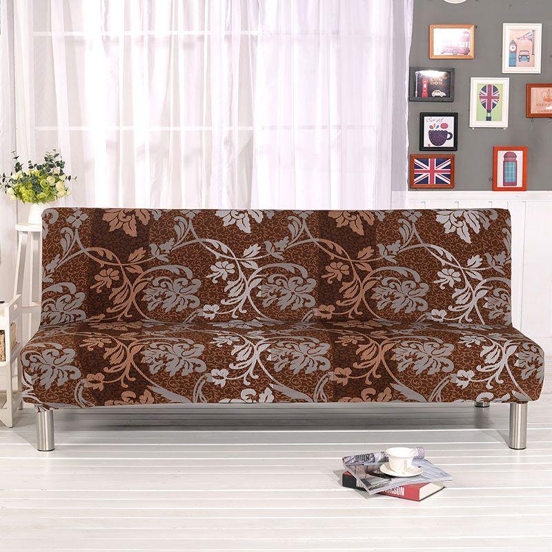 Premium Stretch Elastischer Armloser Schlafsofa Couchbezug Mit Weichem Stoff Und Ausgezeichneter Passform
