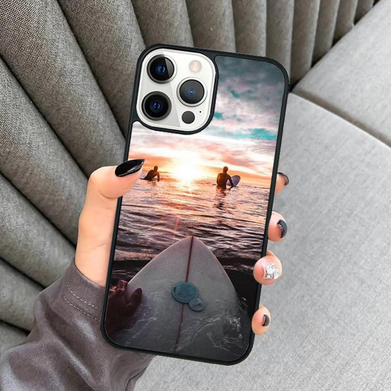 California Surfing Waves Phone Case For iPhone 17 Air 16 16e 15 13 14 Pro Max 11 12 Plus 2022 MAX Shell Cover Coque