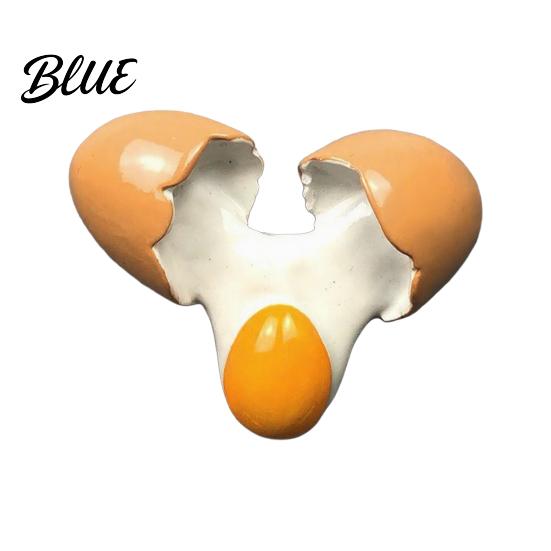 Egg Design Magnet Kitchen Decoration Magnet 3D Resin Simulated Refrigerator Decorative Fridge Memo Notes Photo Holder for Home Office