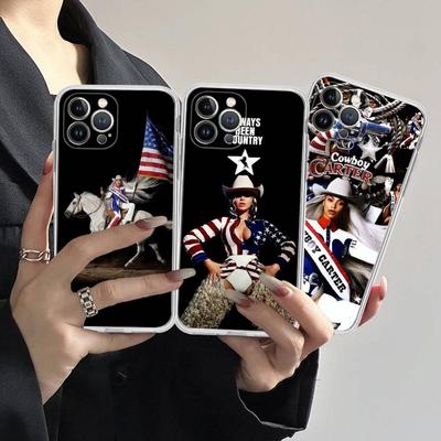 Singer B-Beyonce Cowboy Carter Phone Case For IPhone 17 16 15 14 11 12 13 Mini Pro XS Max Plus Funda Shell