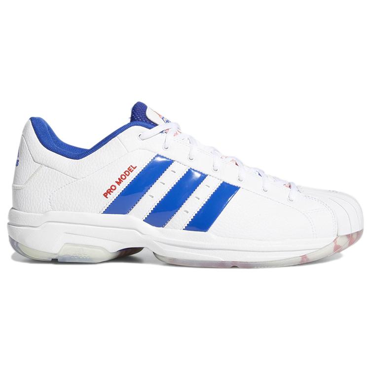 New Adidas Pro Model 2G Low 'White Royal Blue' FZ1393