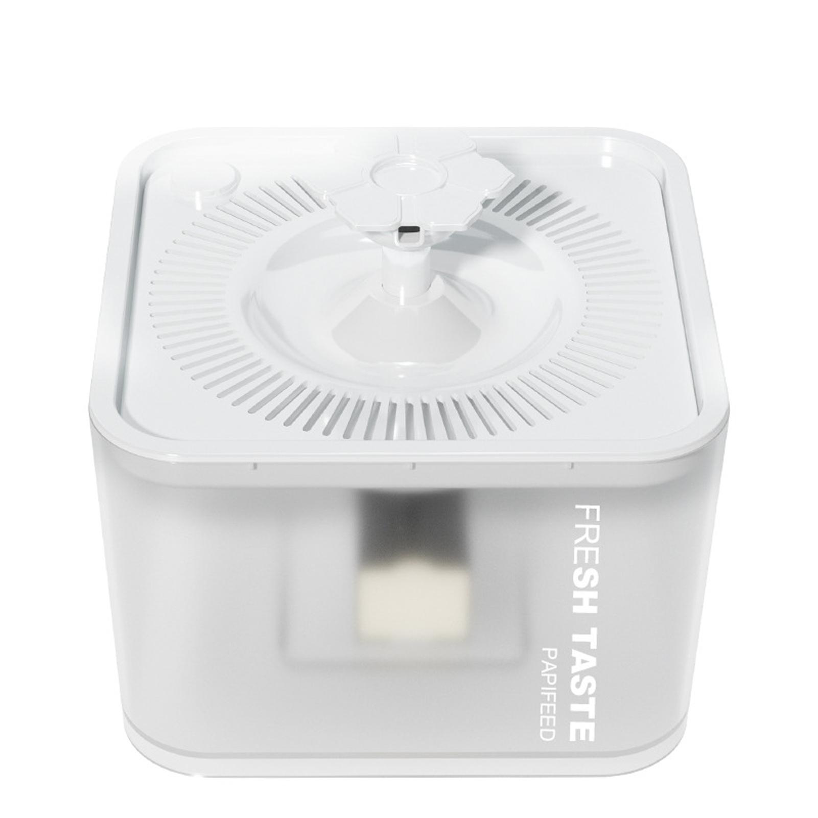 

Беспроводной кошачий фонтан для воды 3 л Умные фонтаны для воды для домашних животных для кошек для помещений и улицы с датчиком движения Тихий Защищенный от протечек