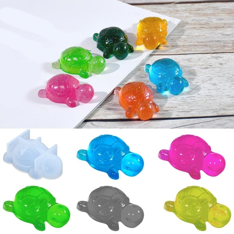 Turtles Crafting Mold Landscape Molds Handmade Moulds Flexible Silicone Tool Silicone Turtles Molds Figurine Molds