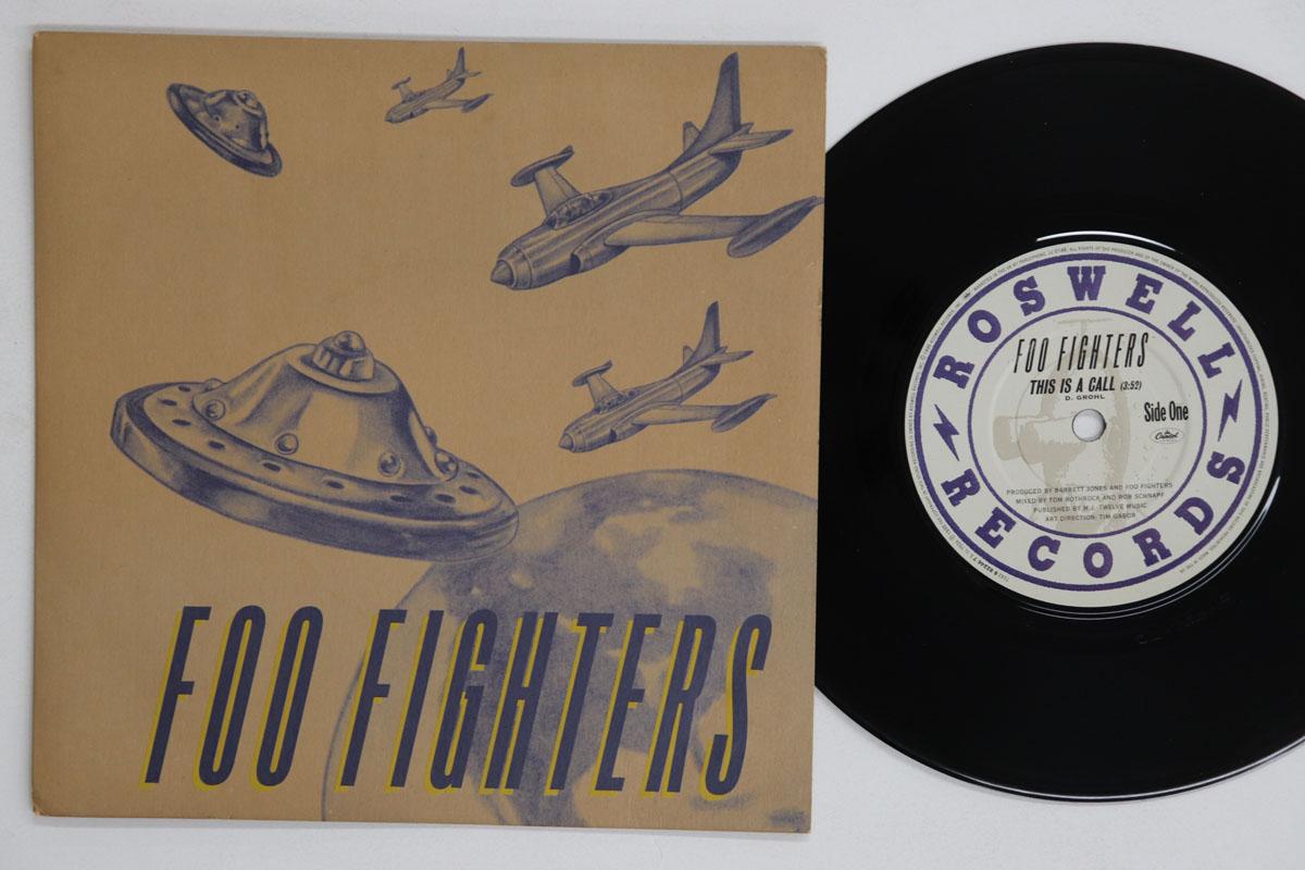 7-дюймовая пластинка FOO FIGHTERS This Is A Call Winnebago 724388224673 ROSWELL 1995 UK Rock Б/у
