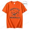 Certified Mermaid Shirt, Funny Scuba Diving Gift,Diving Instructor Tee, Swimmer Tops, Underwater Sport Tee Shirts, Short Sleeve