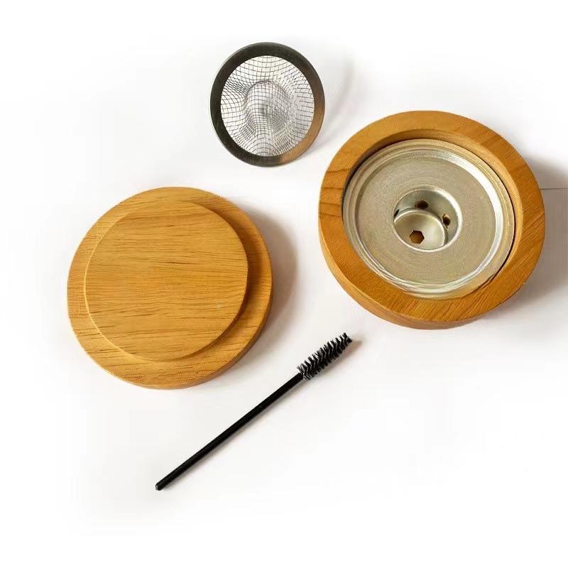 1 Set Cocktail Rooktool Set Massief Hout Rook Cocktail Kruiden Set Perfect Cadeau Voor Mannen Essentieel Voor Cocktails