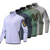 Autumn Couple Unisex Fleece Cardigan with Stand-Up Collar