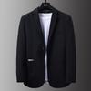 Giacca da completo in lana da uomo Autunno e Inverno Business Casual da uomo Completo in lana Monocolore Versione Coreana Completo in lana
