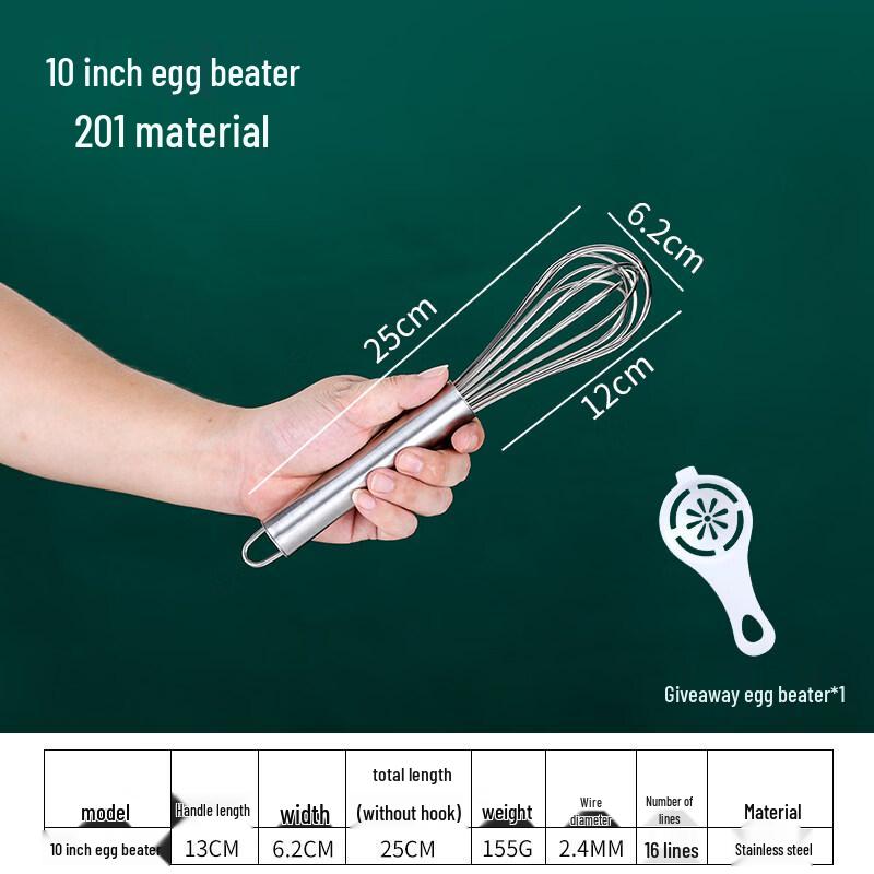Manual Stainless Steel Whisk