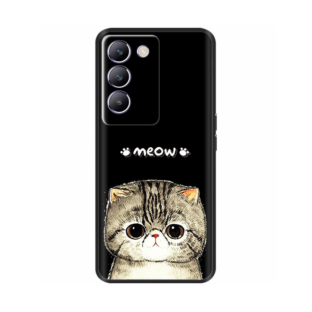 For Vivo V30 V40 SE Phone Case Shockproof Silicone Soft Bumper Cases For Vivo V40 SE V30 SE Luxury Painted Protection Back Cover