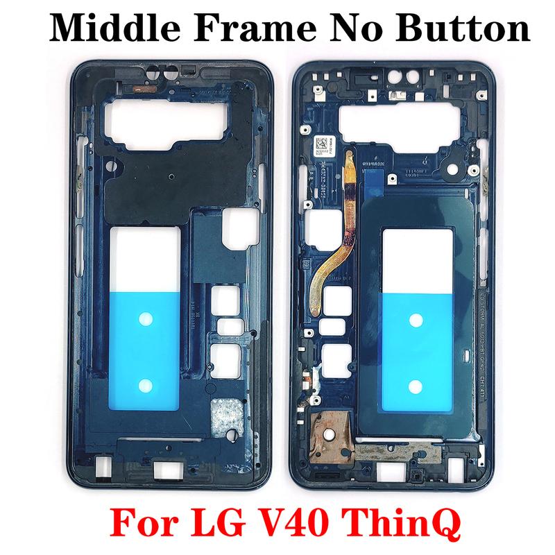Best Quality For LG G7 G8 G8x G8S G9 V30 V35 V40 V50 V60 Q9 ThinQ Middle Frame Housing Front LCD Bezel Plate Cover Repair Parts