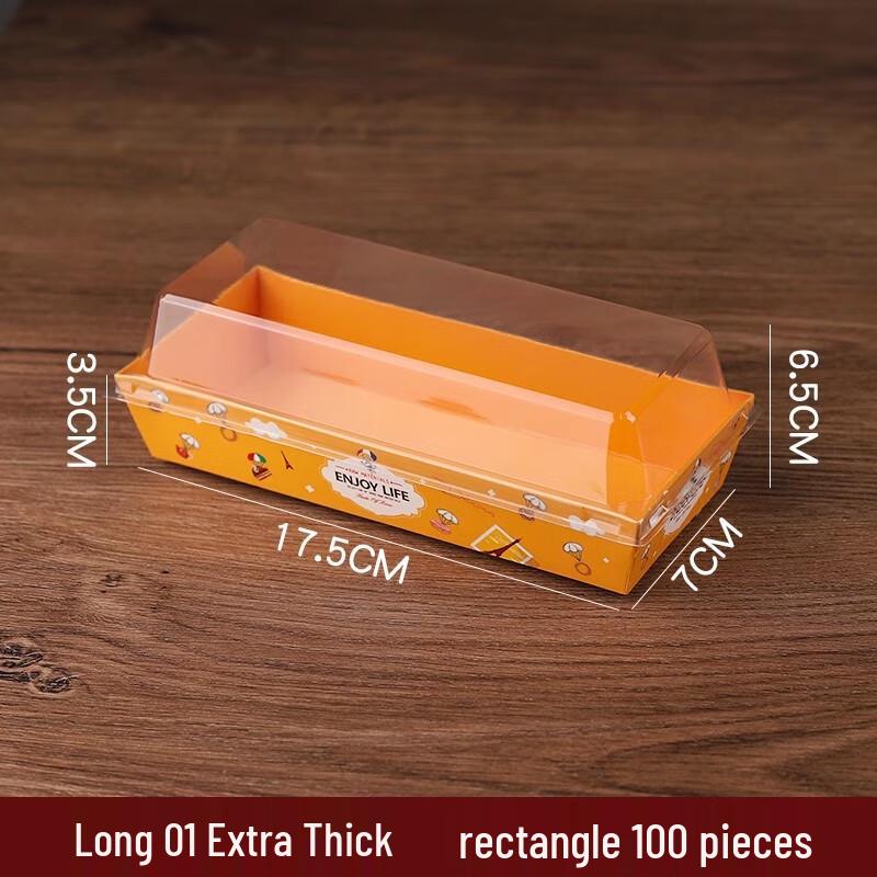 AVADEN Plastic Takeout Boxes for Desserts & Sandwiches