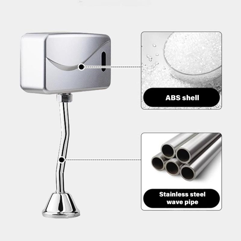 Berührungsloses automatisches Urinal mit präziser Spülsteuerung Moderne ABS-Struktur platzsparend für Zuhause und Gewerbe