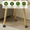 4Pcs Adjustable Furniture Riser Universal Furniture Leg with Nonslip Pad Sofa Leg Bed Foot Raising Block for Table Desk Chair