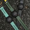 Outdoor Sport Digital Watch For Men Waterproof Large Screen Countdown Alarm Wrist Watch Silicone Band Student Electronic Clock