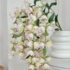 38" Artificial Lily of The Valley Flower Long Stem Faux Silk Flower Bouquet for Tall Vase Fake Plants for Home Wedding Party Birthday Home Decoration