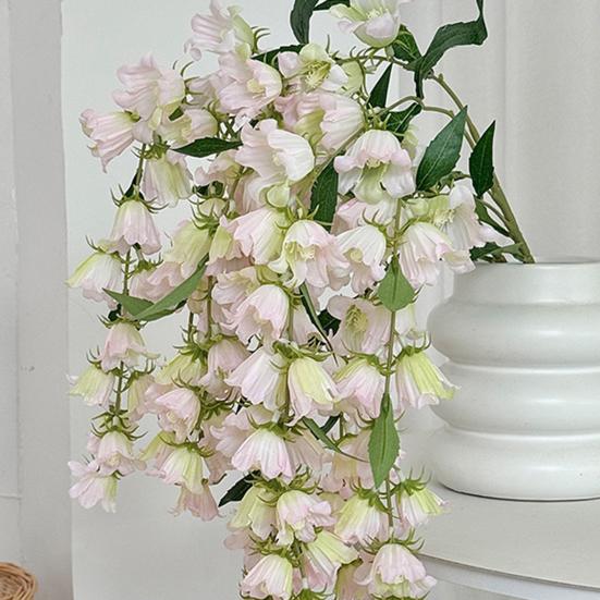 38" Artificial Lily of The Valley Flower Long Stem Faux Silk Flower Bouquet for Tall Vase Fake Plants for Home Wedding Party Birthday Home Decoration