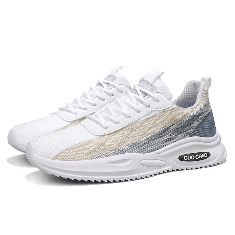 

Модная мужская обувь, удобная повседневная обувь, дышащие кроссовки. 40 синий/бежевый