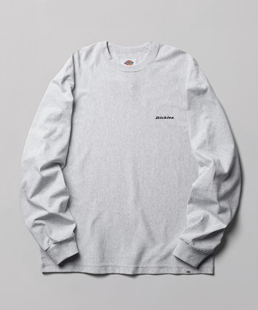 DICKIES Back Tree Logo Long Sleeve White Melange