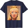 2026 Disgusted FACE Meme Maglietta Unisex e da Donna Estate Cotone Abbigliamento Moda Divertente Girocollo Manica Corta Top Streetwear
