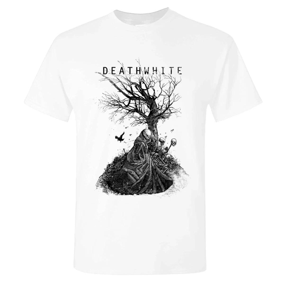 Deathwhite - The Suffering Tree (White) T-Shirt 3XL