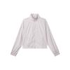 Solid Color Zip-Up Hoodie Jacket Women Jackets Pink FB5016-019