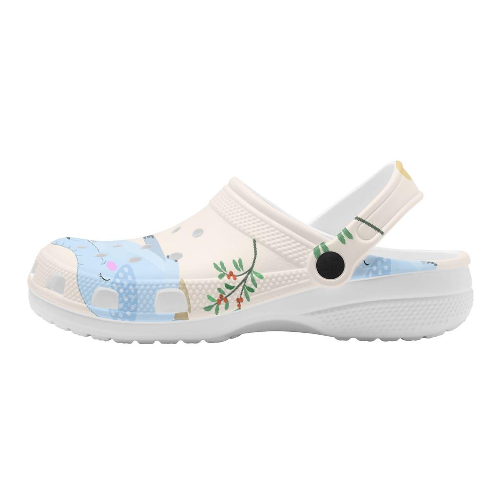 Cute Printed EVA Casual Clogs Adult Unisex Soft Flexible Slip On Soft Footwear Lightweight Summer Sandals Easy Daily Wear