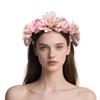 Simulation flower headband bohemian flower wreath headband travel seaside photo party headgear