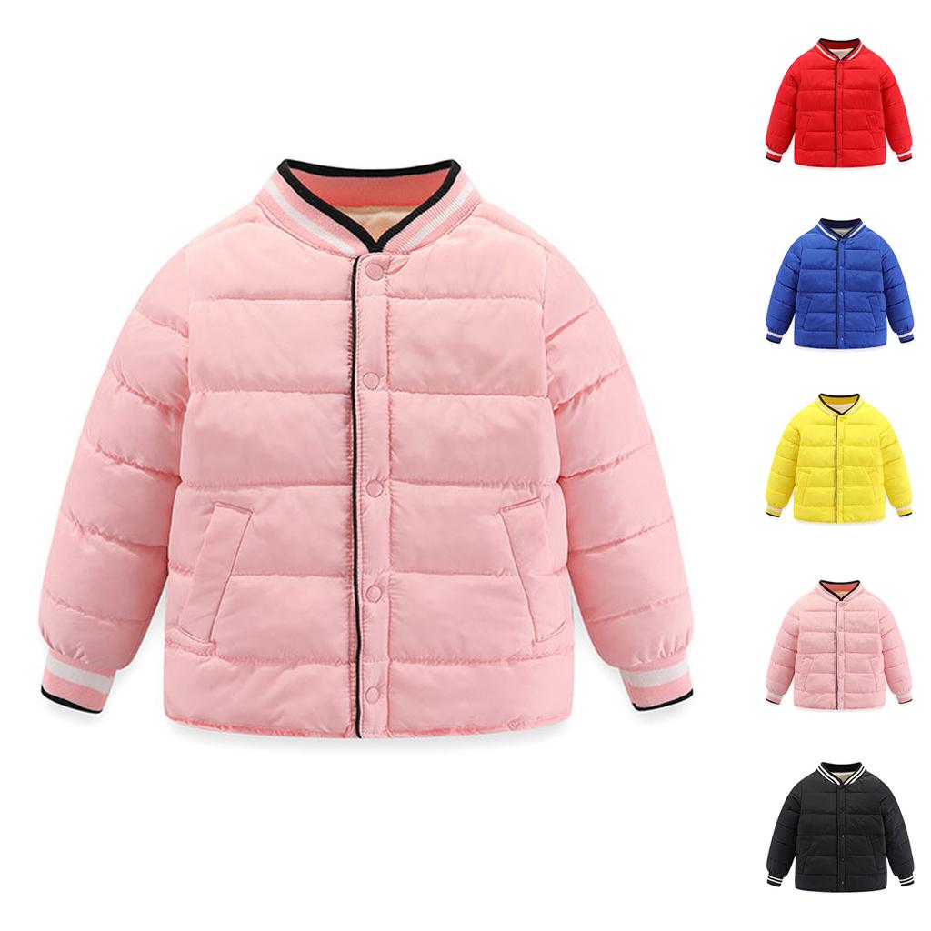 Children's Fashionable And Casual Thin Down Cotton Jacket